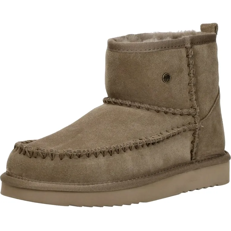 Warmbat Wallaby enkellaarsjes taupe, foto 4
