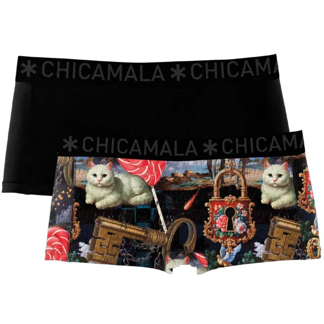 Muchachomalo Meisjes 2-pack Boxershorts Veelkleurig