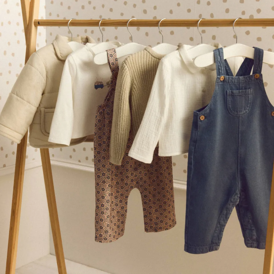 Mango Kids tuinbroek blauw, foto 2