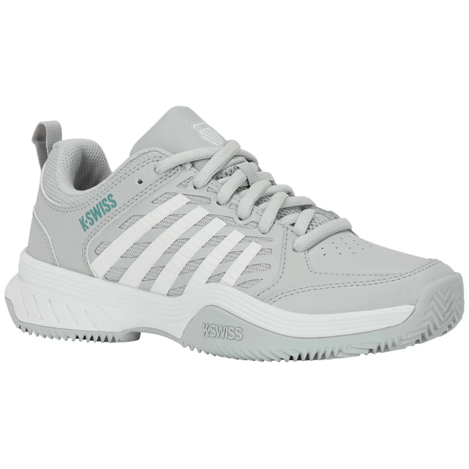K-Swiss COURT EXPRESS 2 CLAY imitatieleren tennisschoenen - lichtgrijs, foto 6