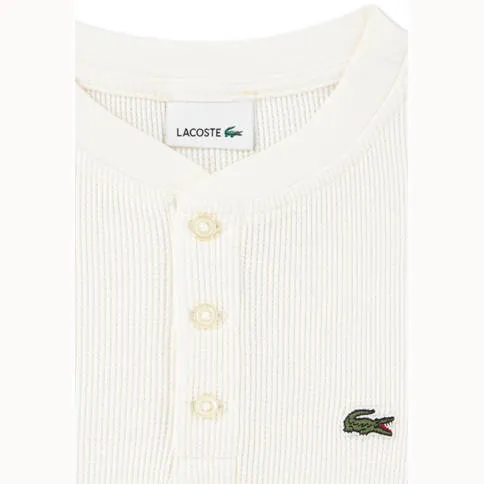Lacoste longsleeve met logo wit, foto 4
