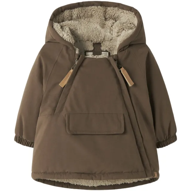 Lil' Atelier Baby winterjas bruin