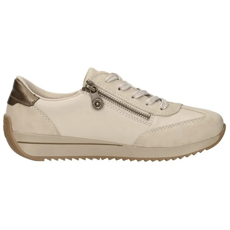 Rieker veterschoenen beige