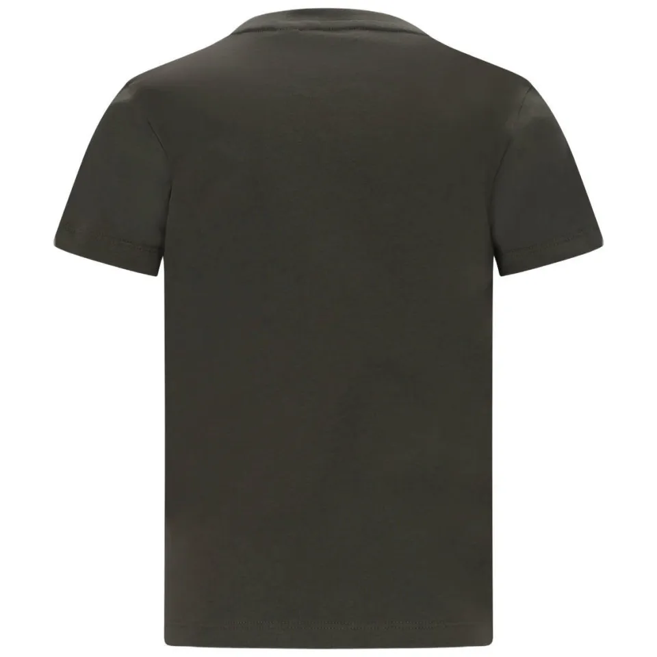 TYGO & vito jersey t-shirt donkergroen met koraalprint, foto 3