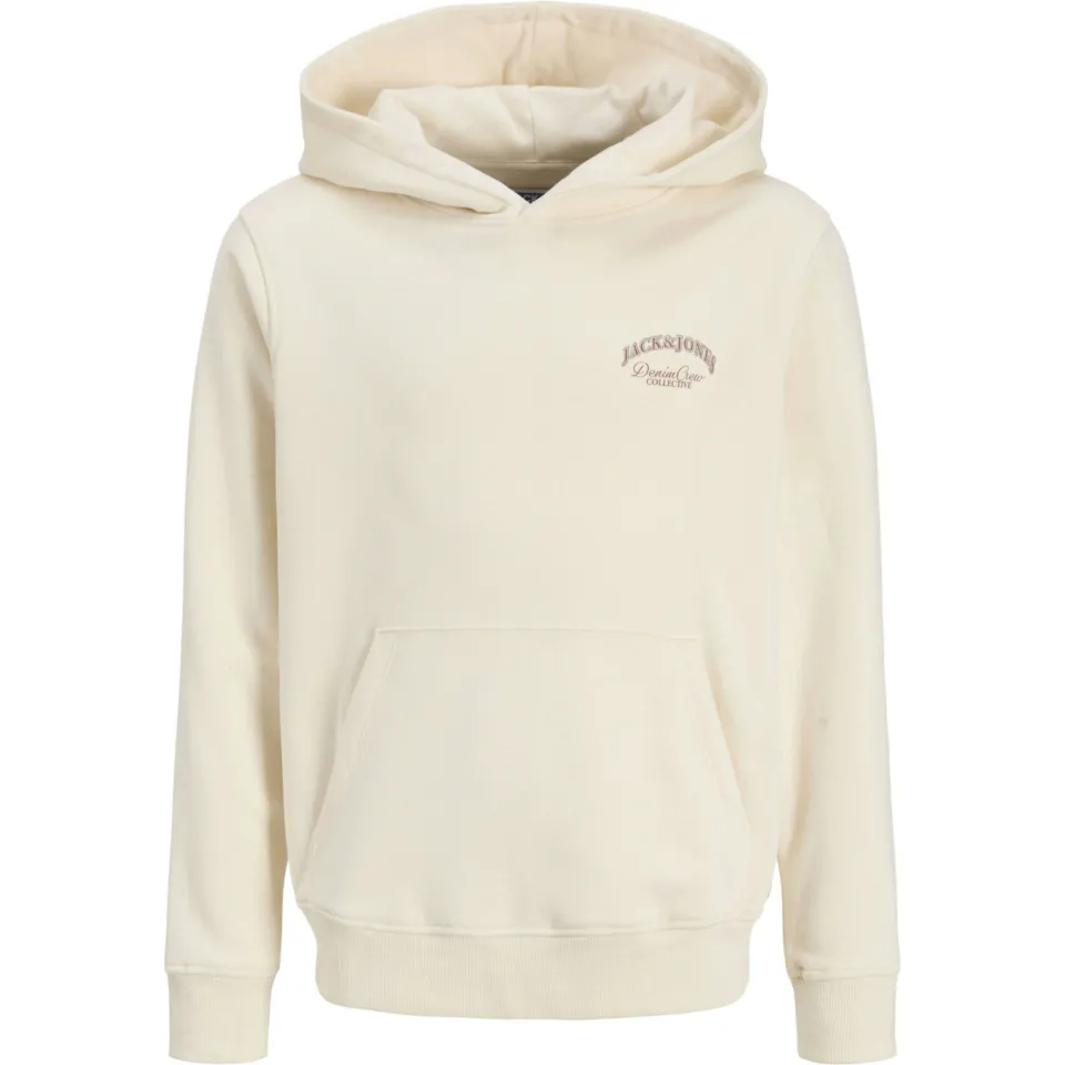 Jack & Jones JUNIOR hoodie met backprint ecru, foto 2