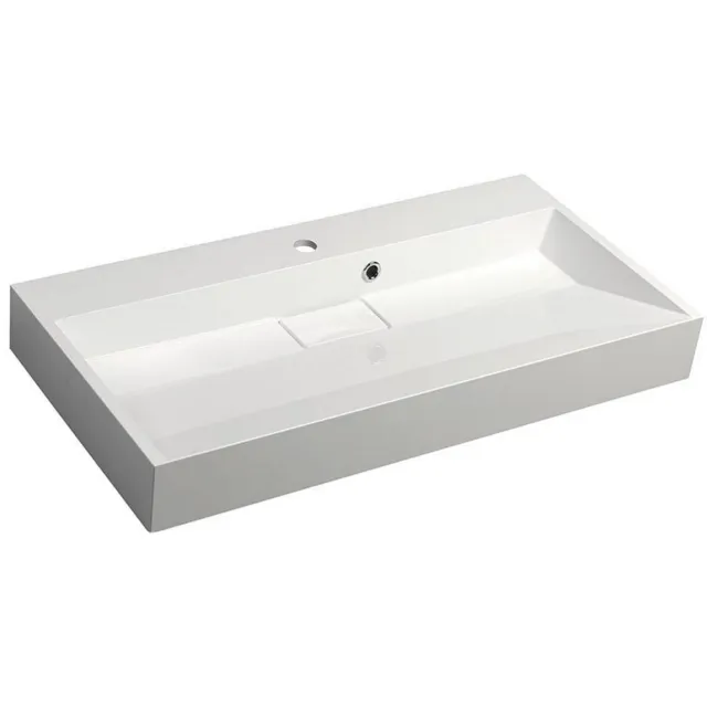 Sapho Amur wastafel wit