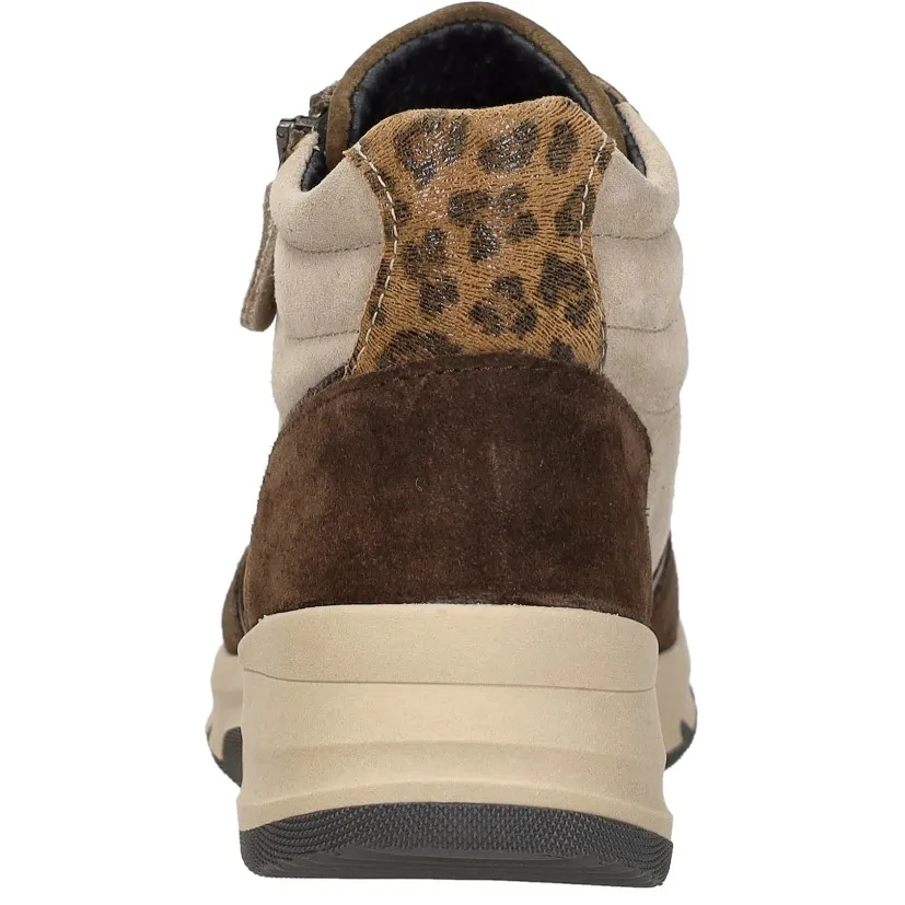 Sub55 Comfort Collection Jasmin 21 hoge sneakers beige, foto 4