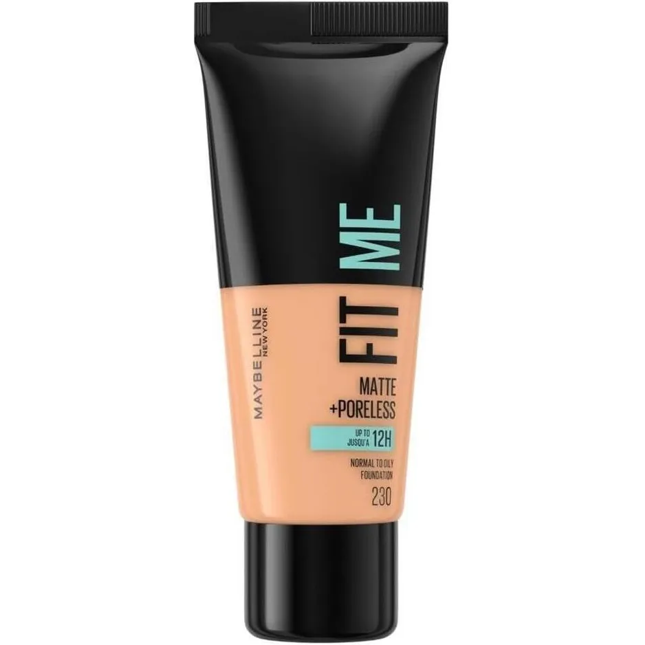 Maybelline New York Fit me Matte + Poreless liquid foundation - 230 Natural Buff, foto 2
