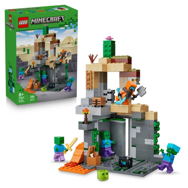 Lego Minecraft Zombiekerker Speelgoed voor Kinderen en Gamers 21587, foto 2