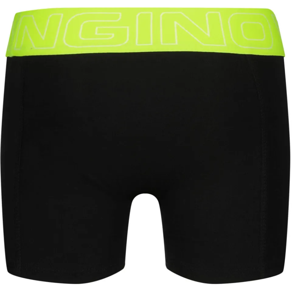 Vingino boxershorts set van 5 donkerblauw donkerblauw/limegroen/zwart, foto 5