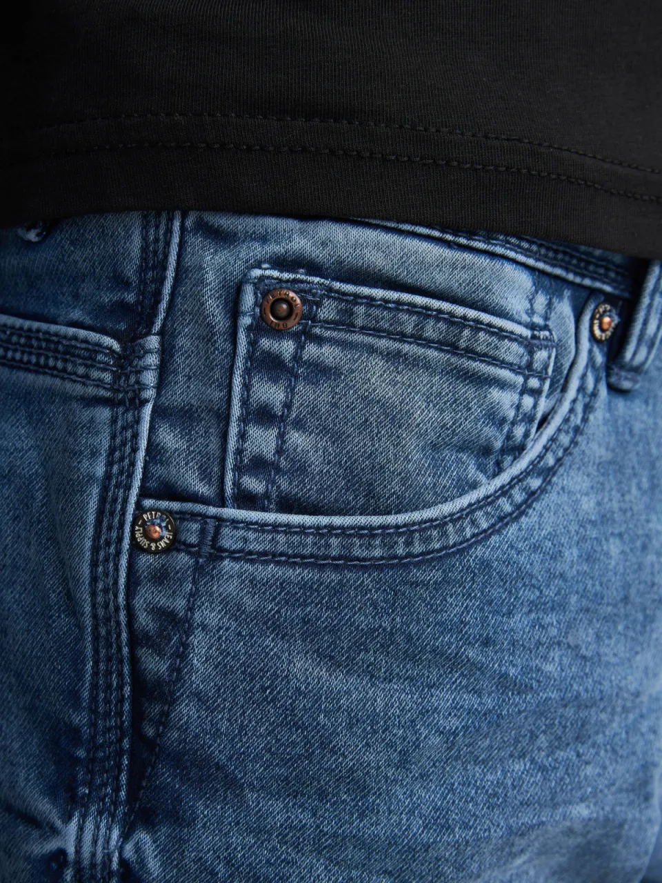 Petrol Industries denim slim short blauw, foto 8