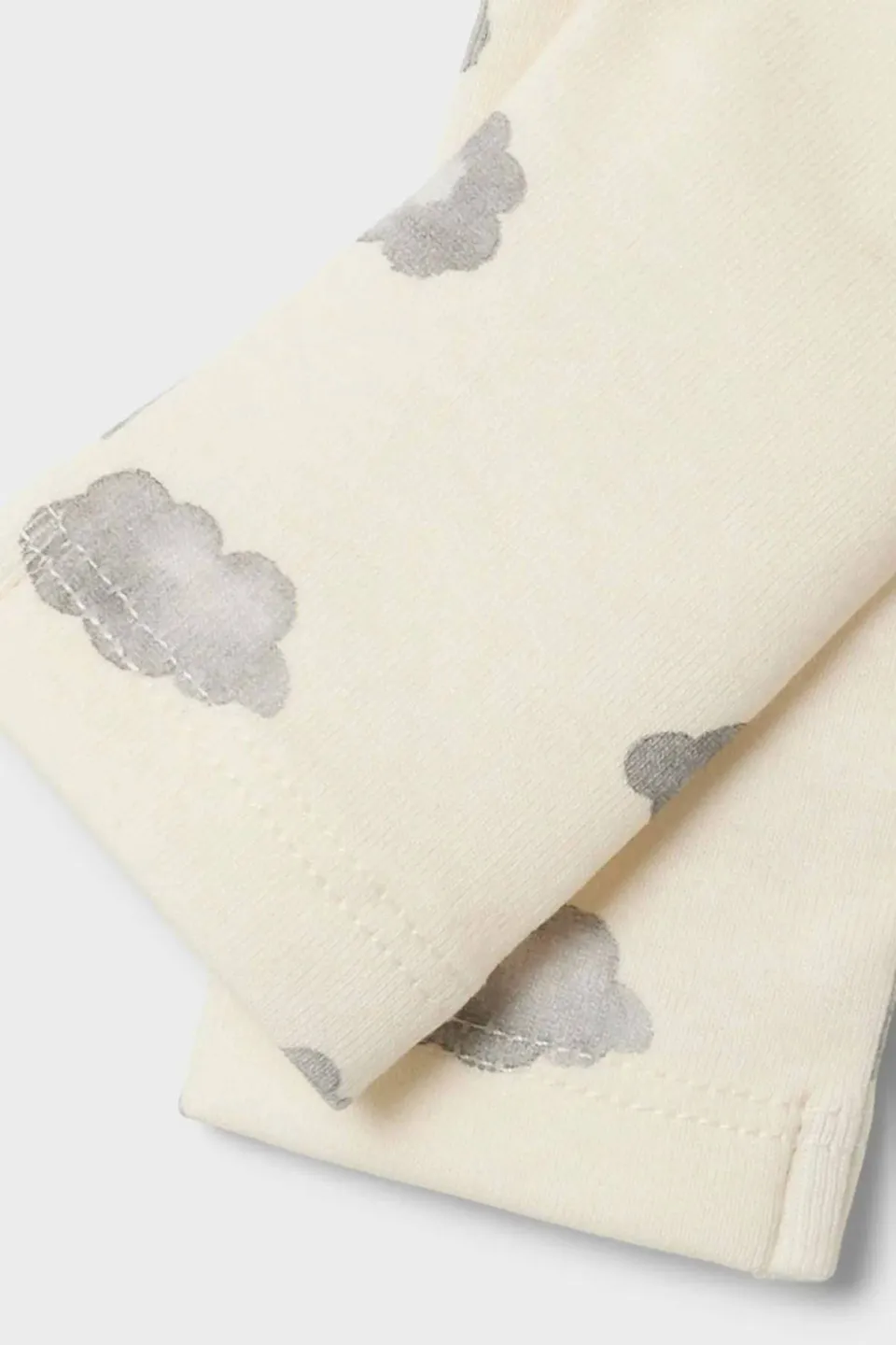 Lil' Atelier babybroek ecru met wolkenprint, foto 3