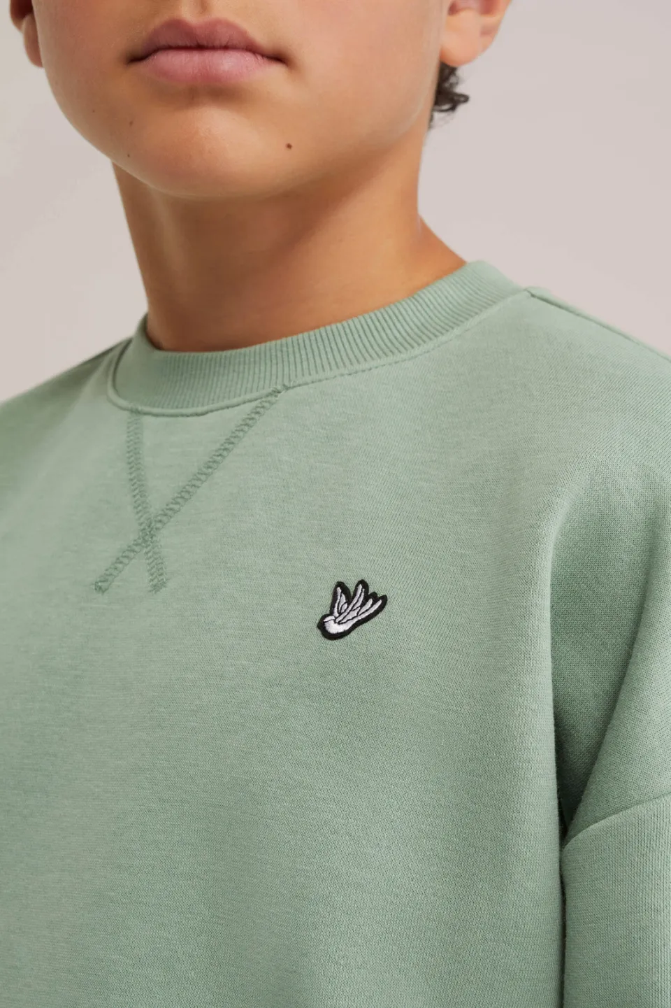 WE Fashion sweater - lichtgroen, foto 4