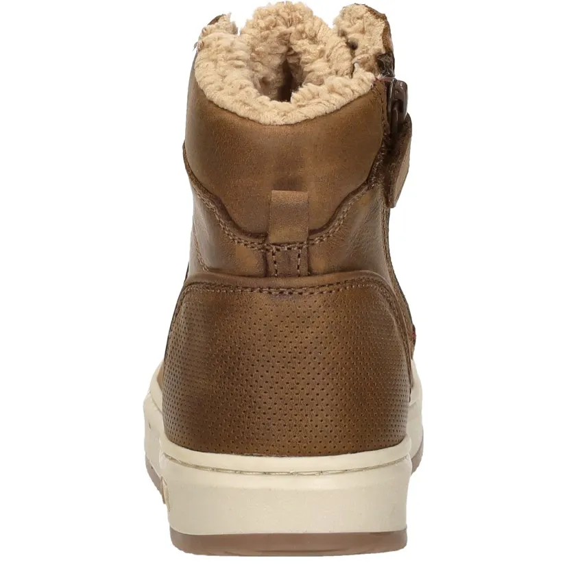 Keq veterschoenen hoog cognac, foto 4