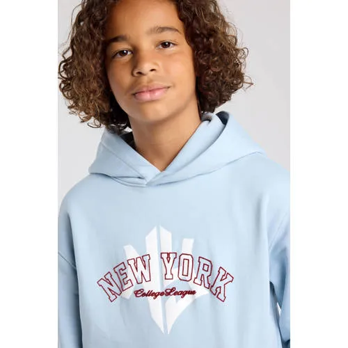 America Today hoodie met tekst - lichtblauw, foto 3
