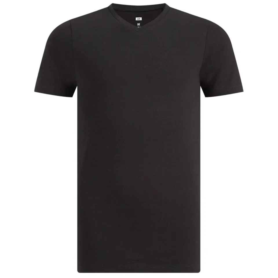 WE Fashion Fundamentals basic t-shirt zwart, foto 2