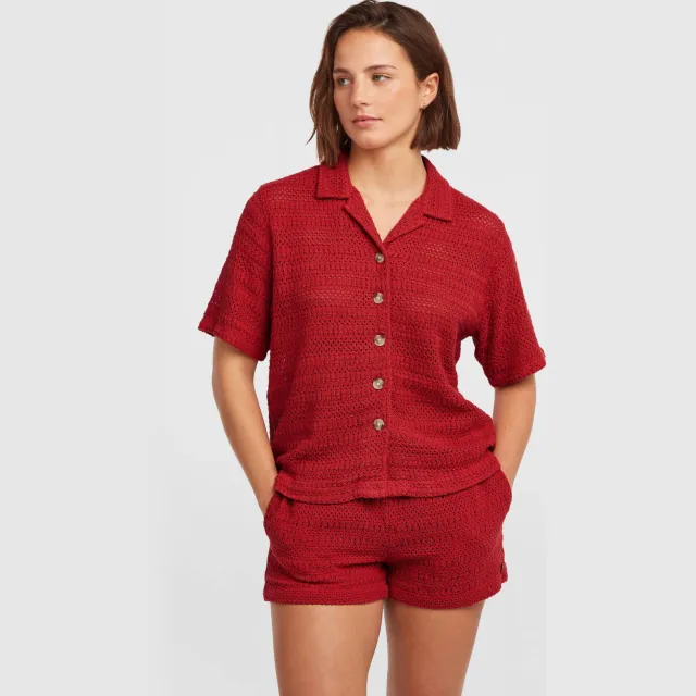 O'Neill O'Riginals Crochet blouse rood