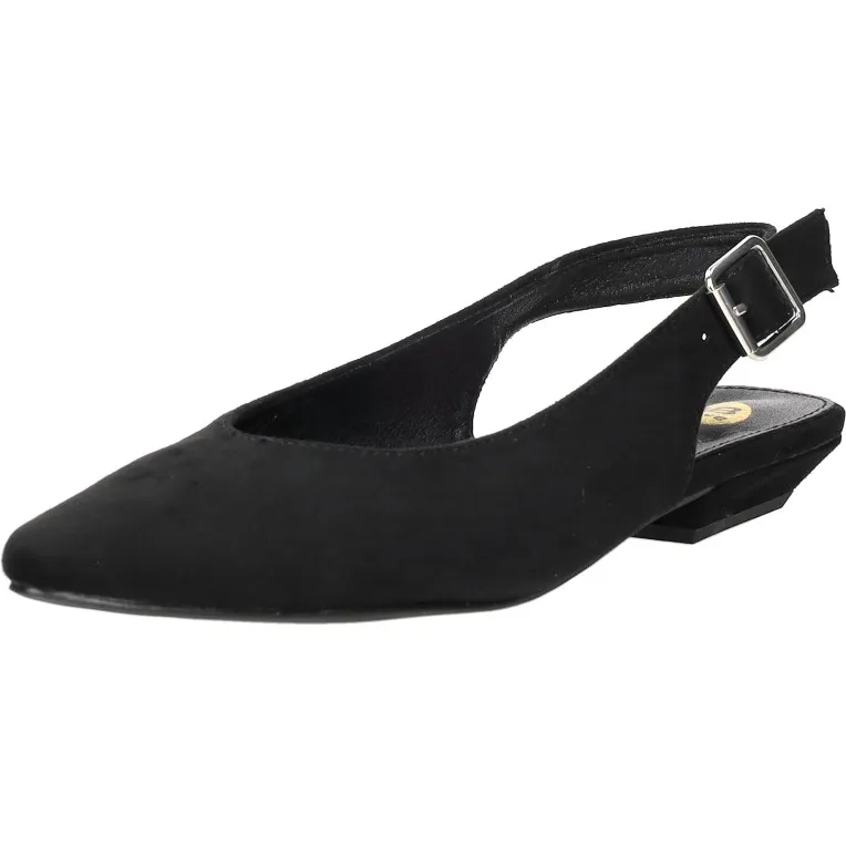 Sub55 slingback ballerina zwart, foto 4