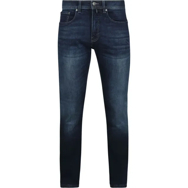 Pierre Cardin Lyon Tapered Future Flex broek bruin blauw