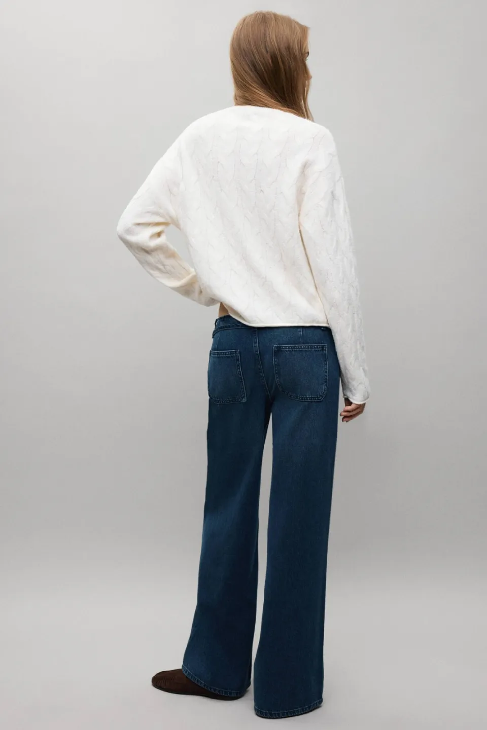 Mango TEEN straight leg jeans - donkerblauw denim, foto 3