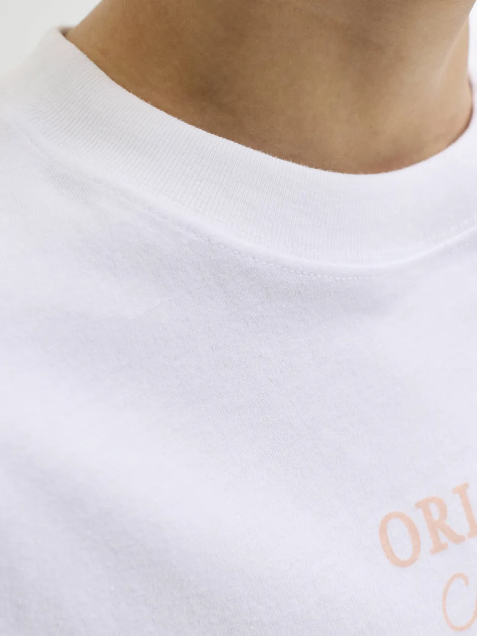 Jack & Jones t-shirt wit met print, foto 7