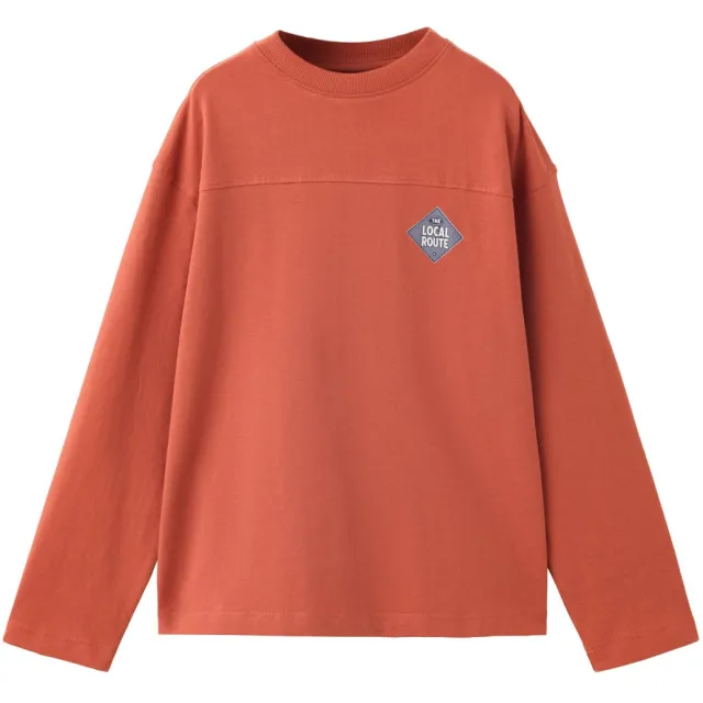 Mango Kids longsleeve met backprint - oranje