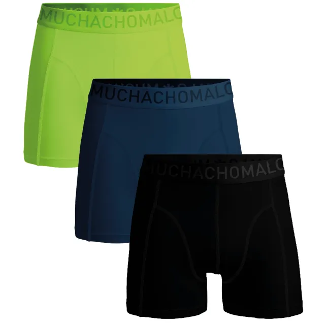 Muchachomalo Heren 3-pack Boxershorts Microfiber Veelkleurig
