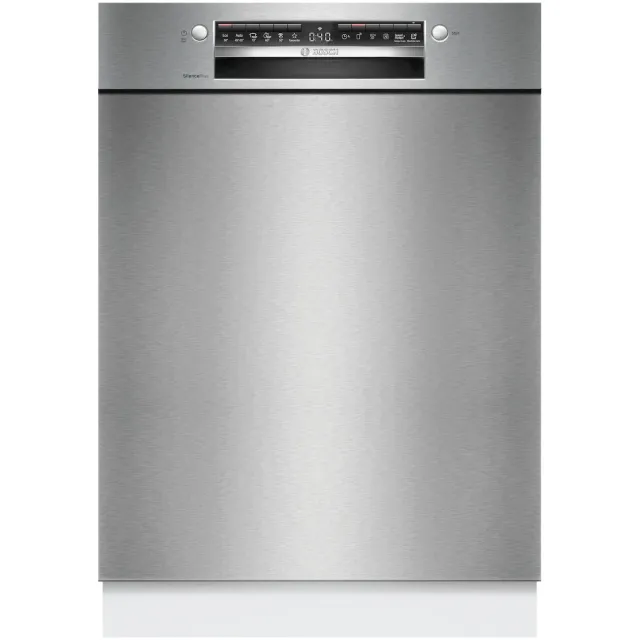 Bosch SMU4ECS28E onderbouw vaatwasser zilver geborsteld staal