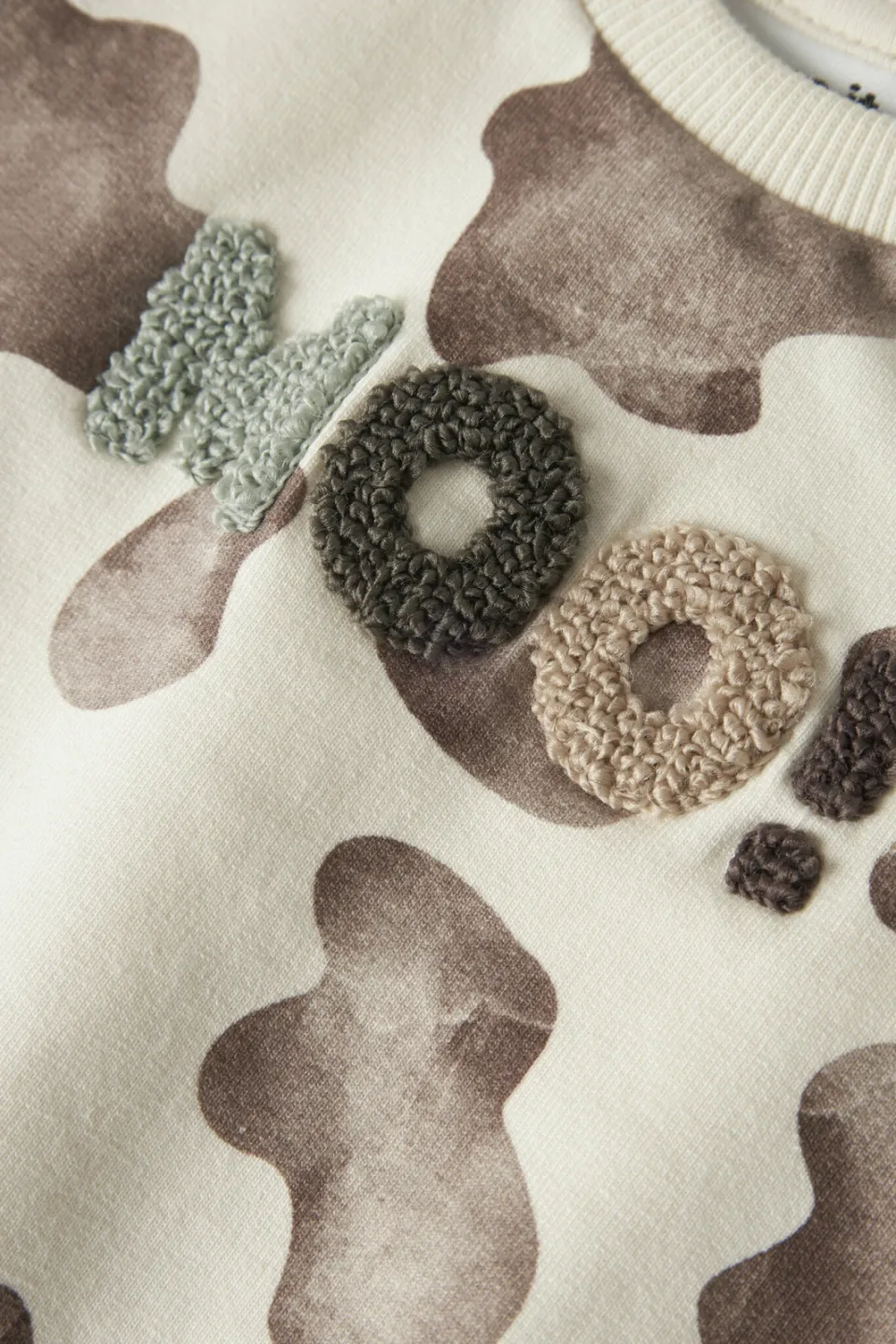 NAME IT BABY regular fit sweater met dierenprint - ecru, foto 6