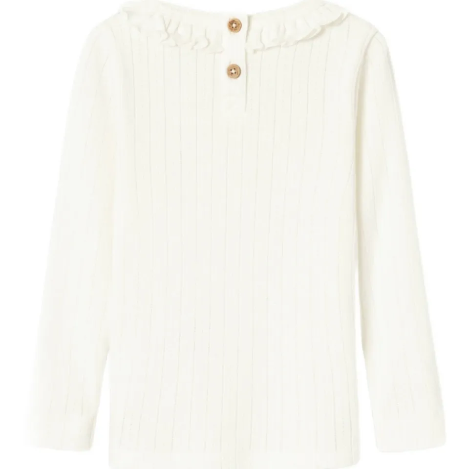 Lil' Atelier longsleeve NMFRACHEL offwhite, foto 3