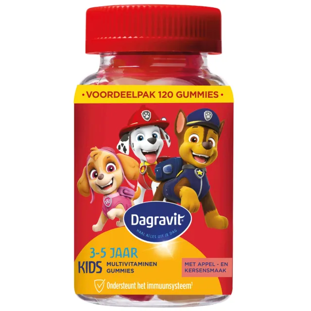 Dagravit Kids-Xtra Paw Patrol multivitaminen gummies 3-5 jaar