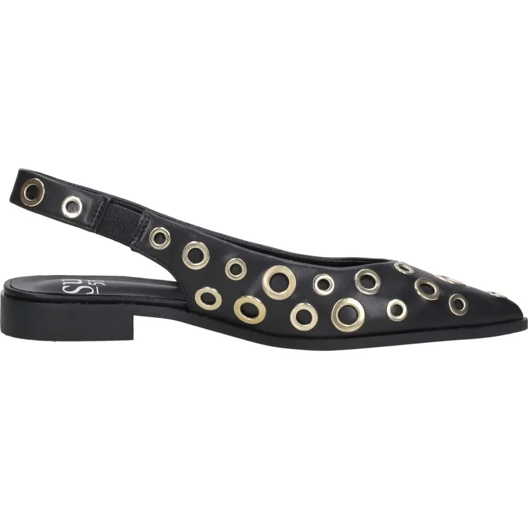 Sub55 slingback ballerina zwart, foto 4