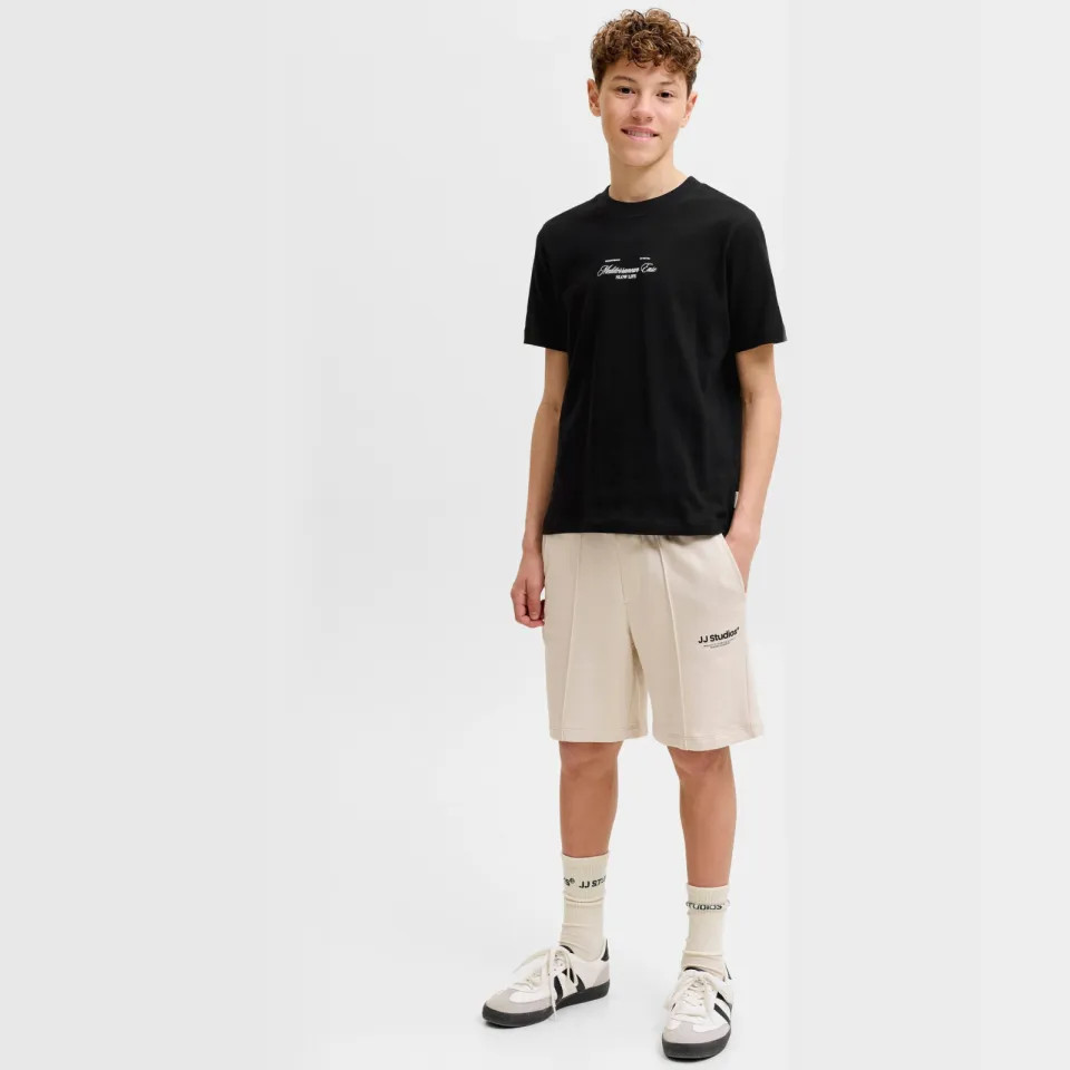 Jack & Jones t-shirt zwart met print, foto 4