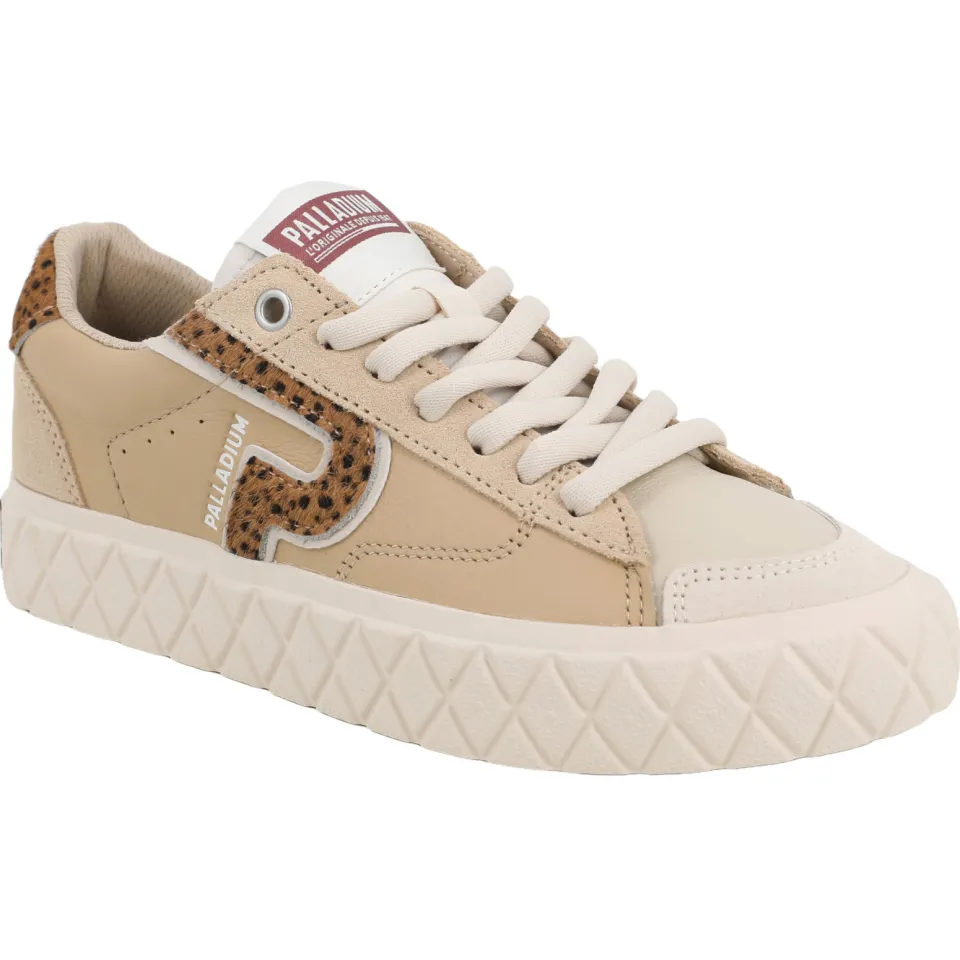 Palladium Ace Lo Mix LTH leren sneakers - beige, foto 4