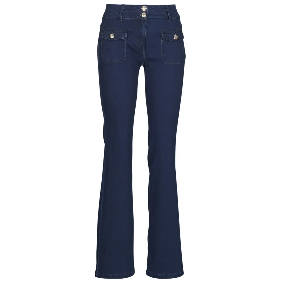 Morgan high waist bootcut jeans dark blue, foto 2