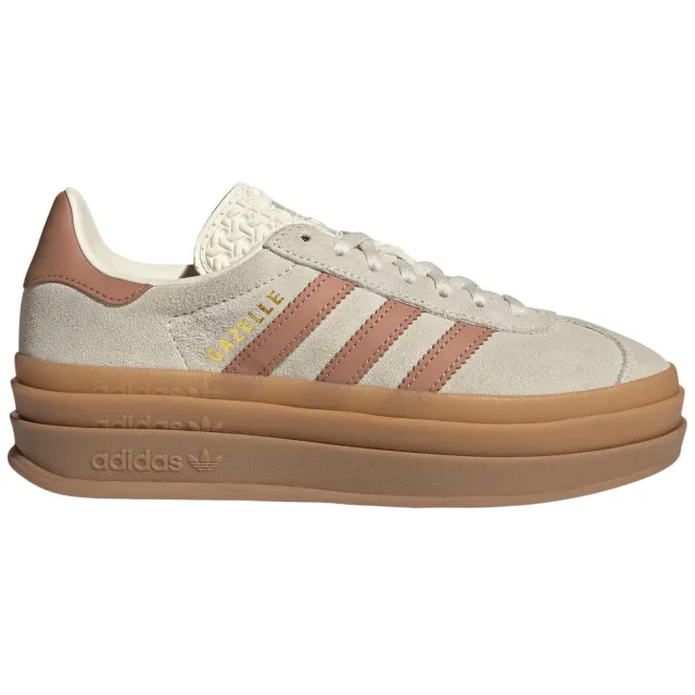 Adidas Originals Gazelle Bold leren sneakers - ecru