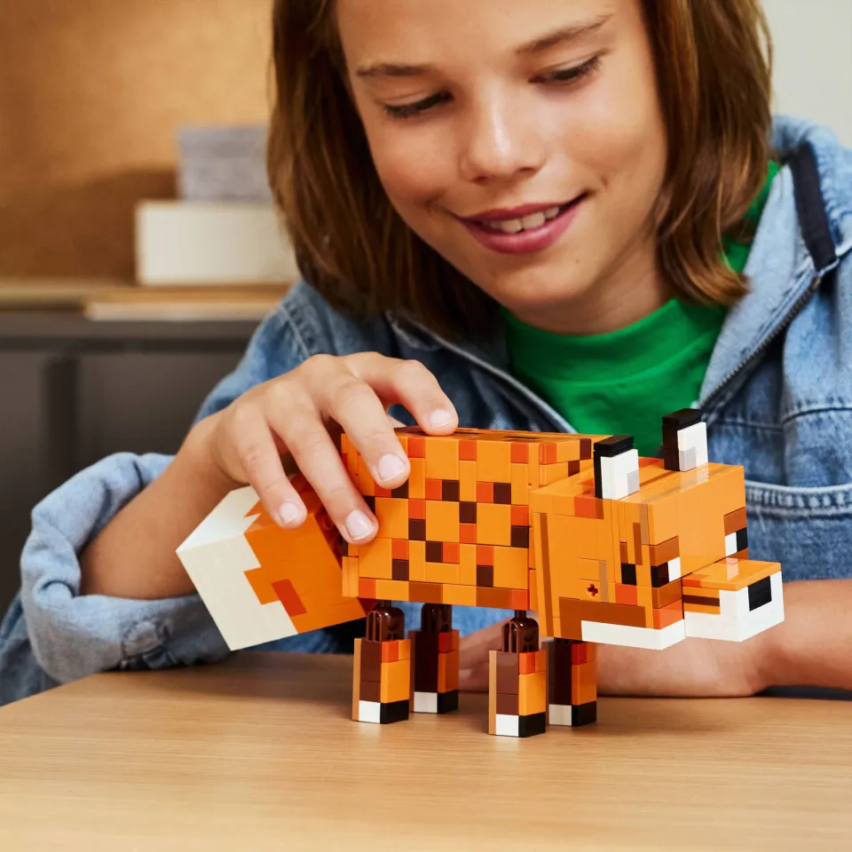 Lego Minecraft De Vos Kinderkamer Decoratie en Speelgoed 21588, foto 7