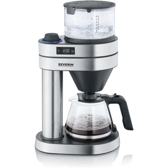 Severin KA5762 koffiezetapparaat rvs rvs geborsteld / zwart