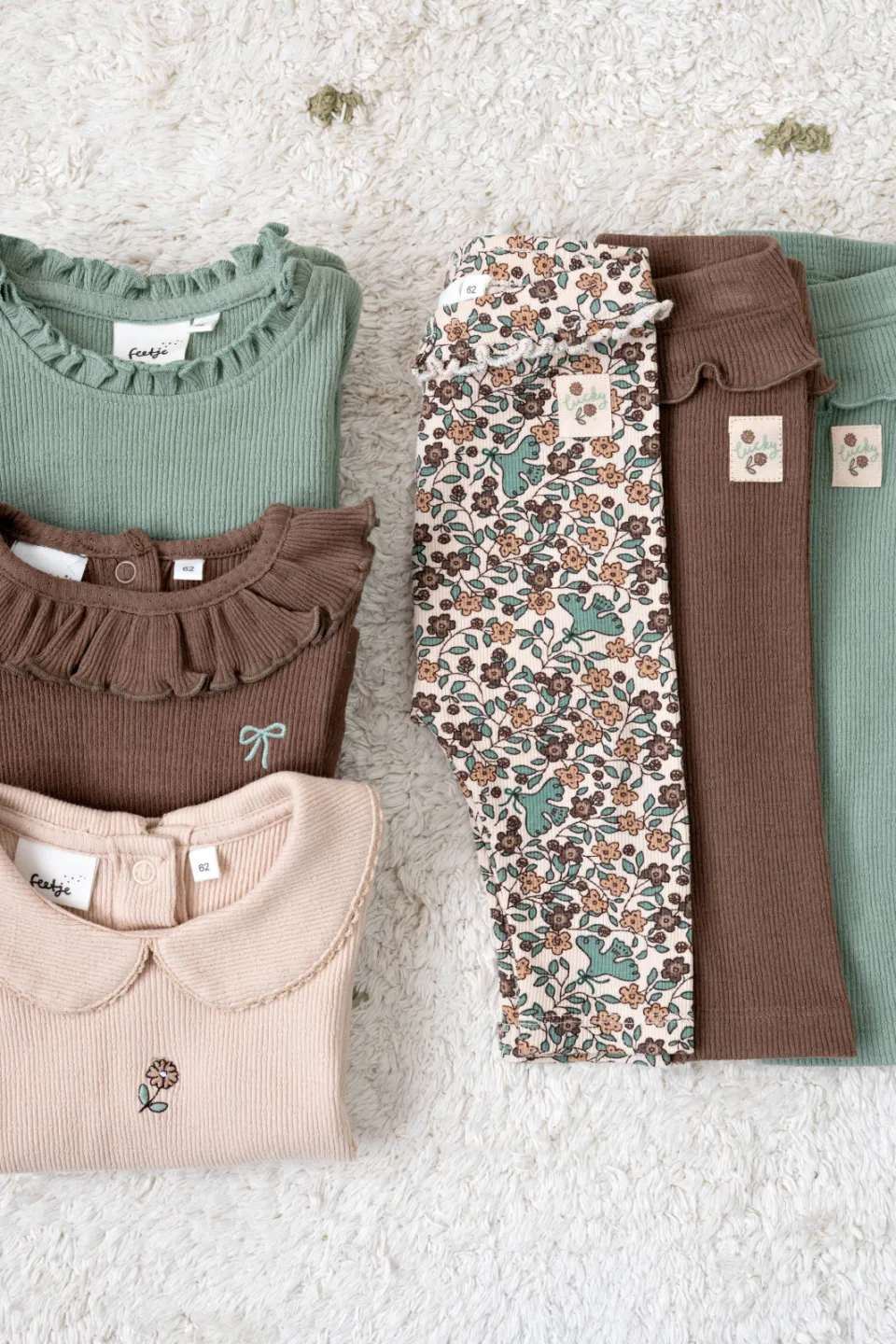 Feetje Lucky Bloombird legging bruin, foto 6