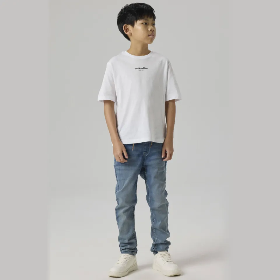 NAME IT Ryan slim jeans lichtblauw Light Blue Denim