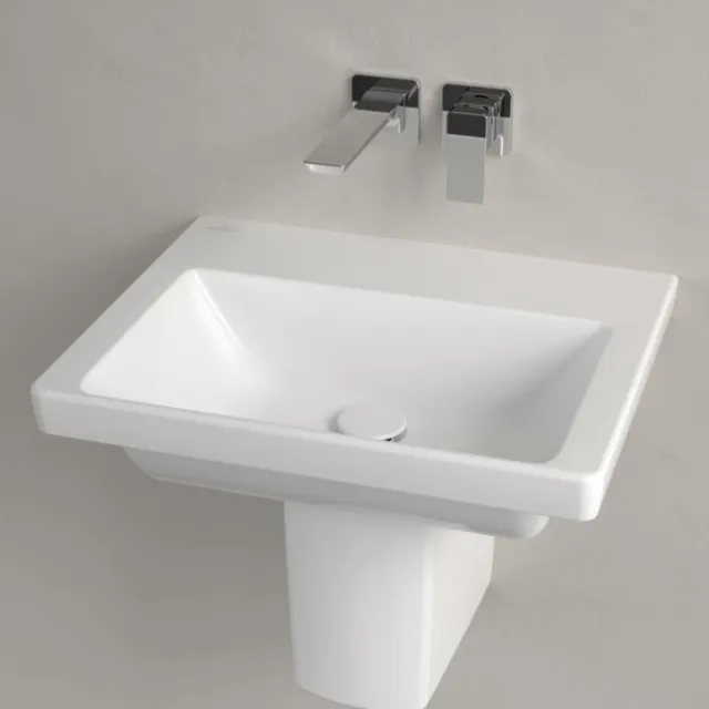 Villeroy & Boch Subway 3.0 wastafel 55x44 cm wit