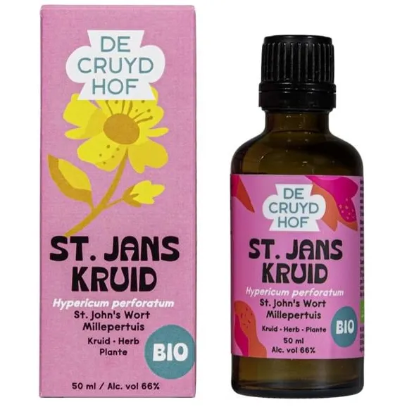 De Cruydhof Cruydhof Sint Janskruid Hypericum perforatum Bio Druppels
