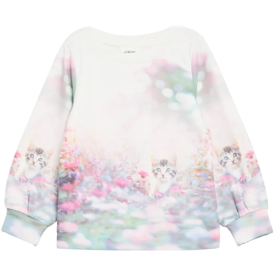 s.Oliver sweater met print - wit, foto 4