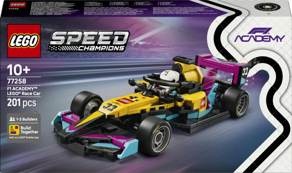 Speed Champions F1 ACADEMY LEGO racewagen Speelgoed 77258, foto 5