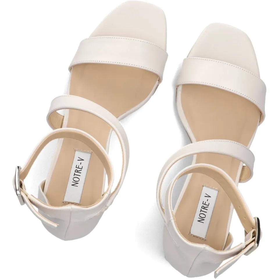 Notre-V Sandalen 19036 Wit, foto 6