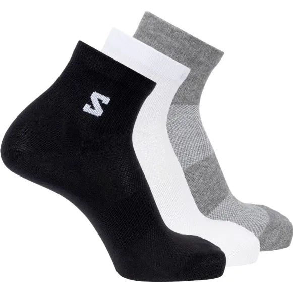 Salomon Everyday Lite Quarter sokken zwart