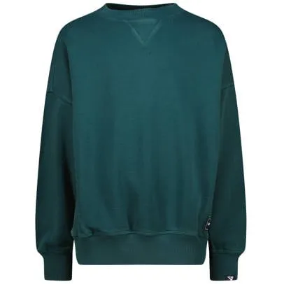 Vingino sweater - donkergroen Effen | Sweater van Vingino