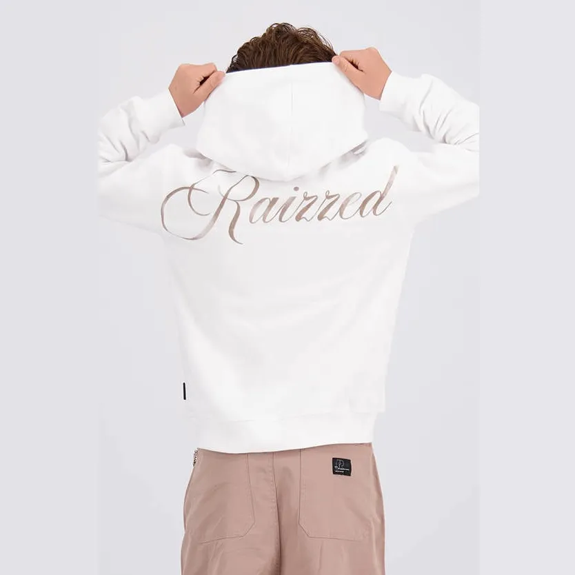 Raizzed hoodie met backprint - wit, foto 5