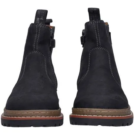 Braqeez suèdelook enkelboots - zwart, foto 3