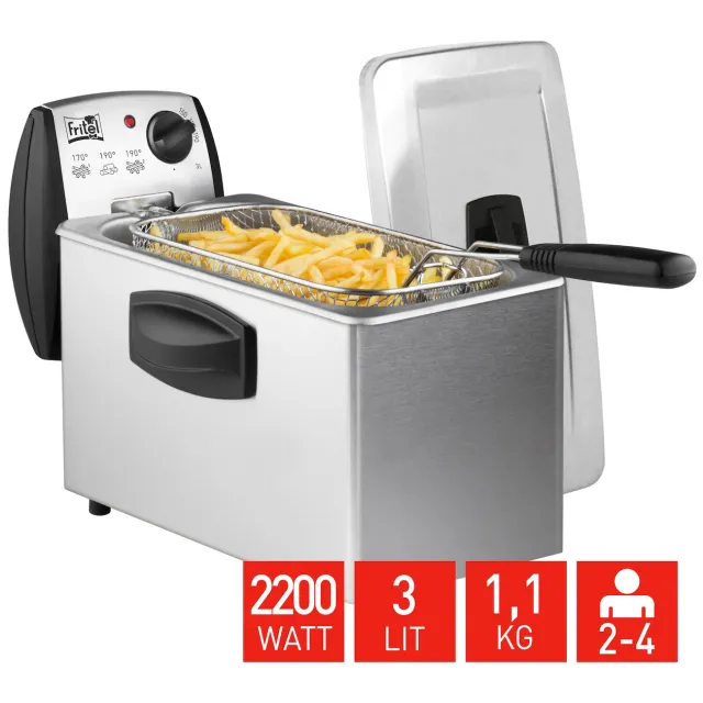 Fritel FR 1450 Friteuse Zilver